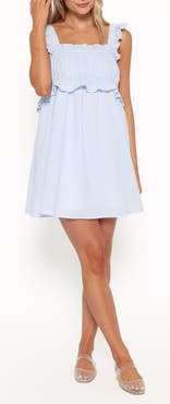 Petal & Pup Keonia Gingham Ruffle Minidress