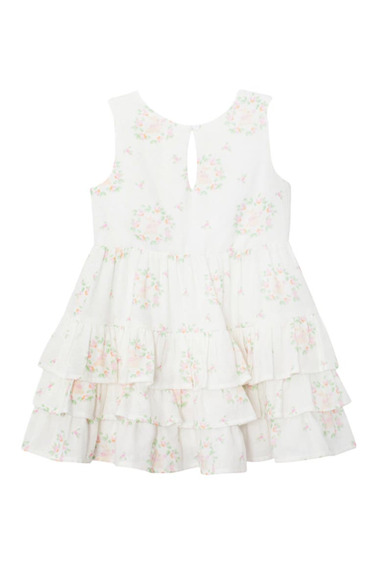 Sweet Cottontails Sleeveless Dress, Alternate, color, White