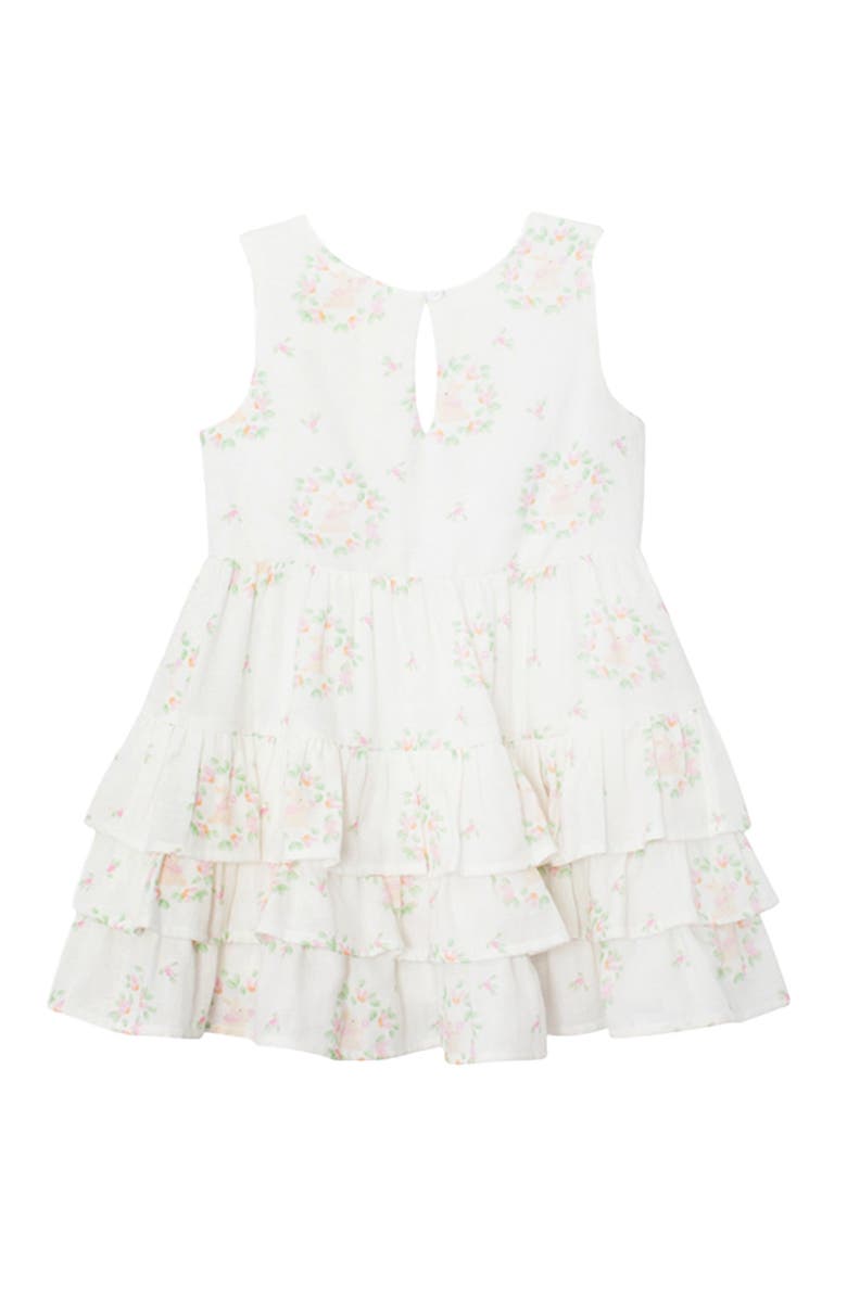 Mabel + Honey Sweet Cottontails Sleeveless Dress, Alternate, color, White