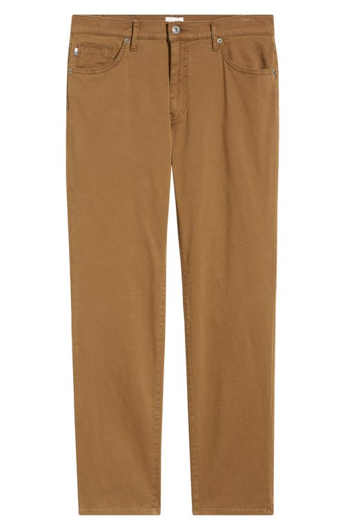 Brax Cadiz Stretch Cotton Pants In Brown