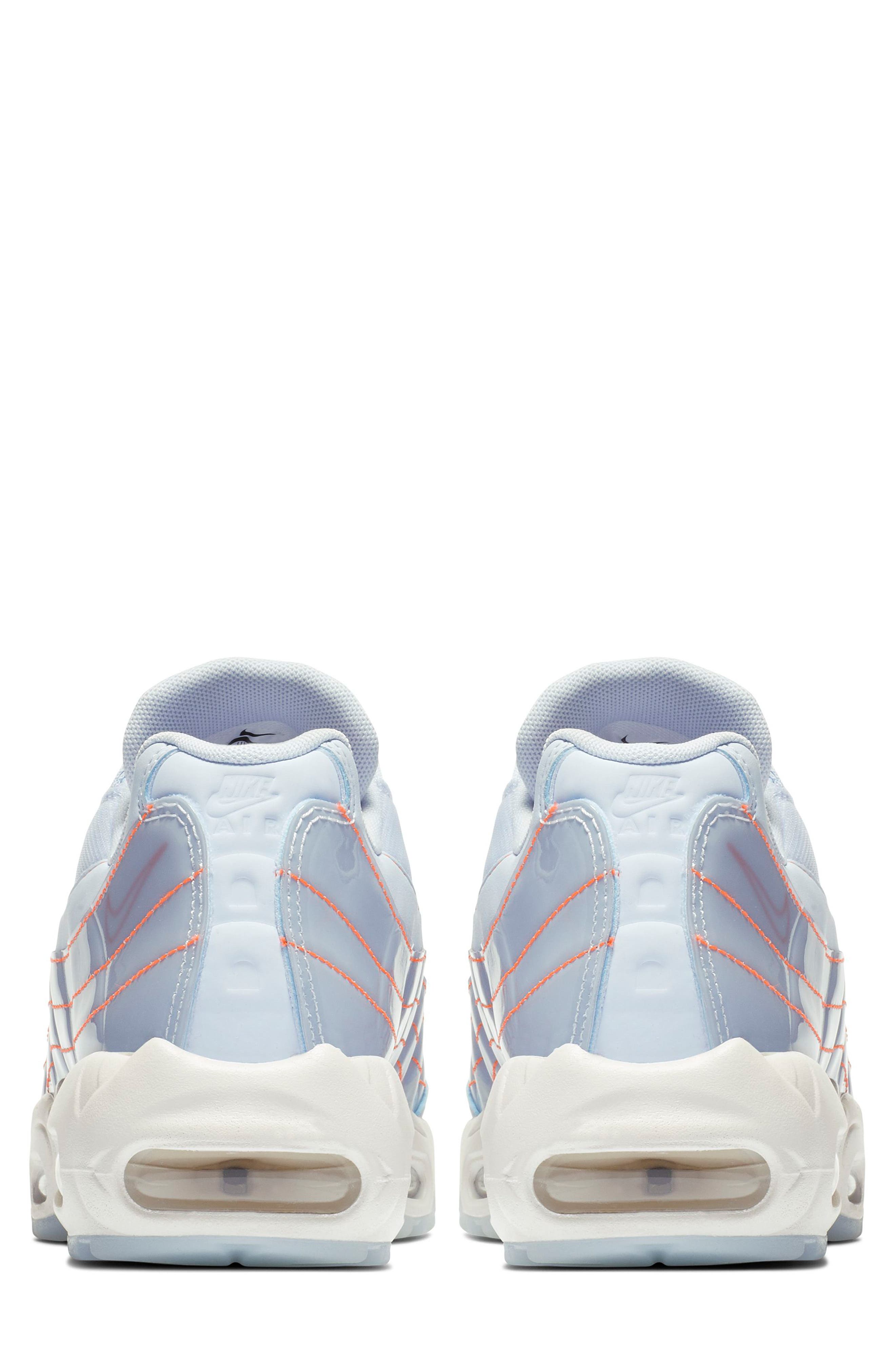 Air Max 95 SE Running Shoe, Alternate, color, HALF BLUE/ HALF BLUE/ WHITE