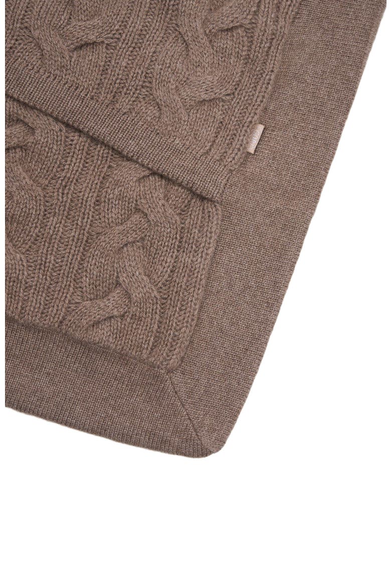 Knitted Pillow Cover, Alternate, color, taupe