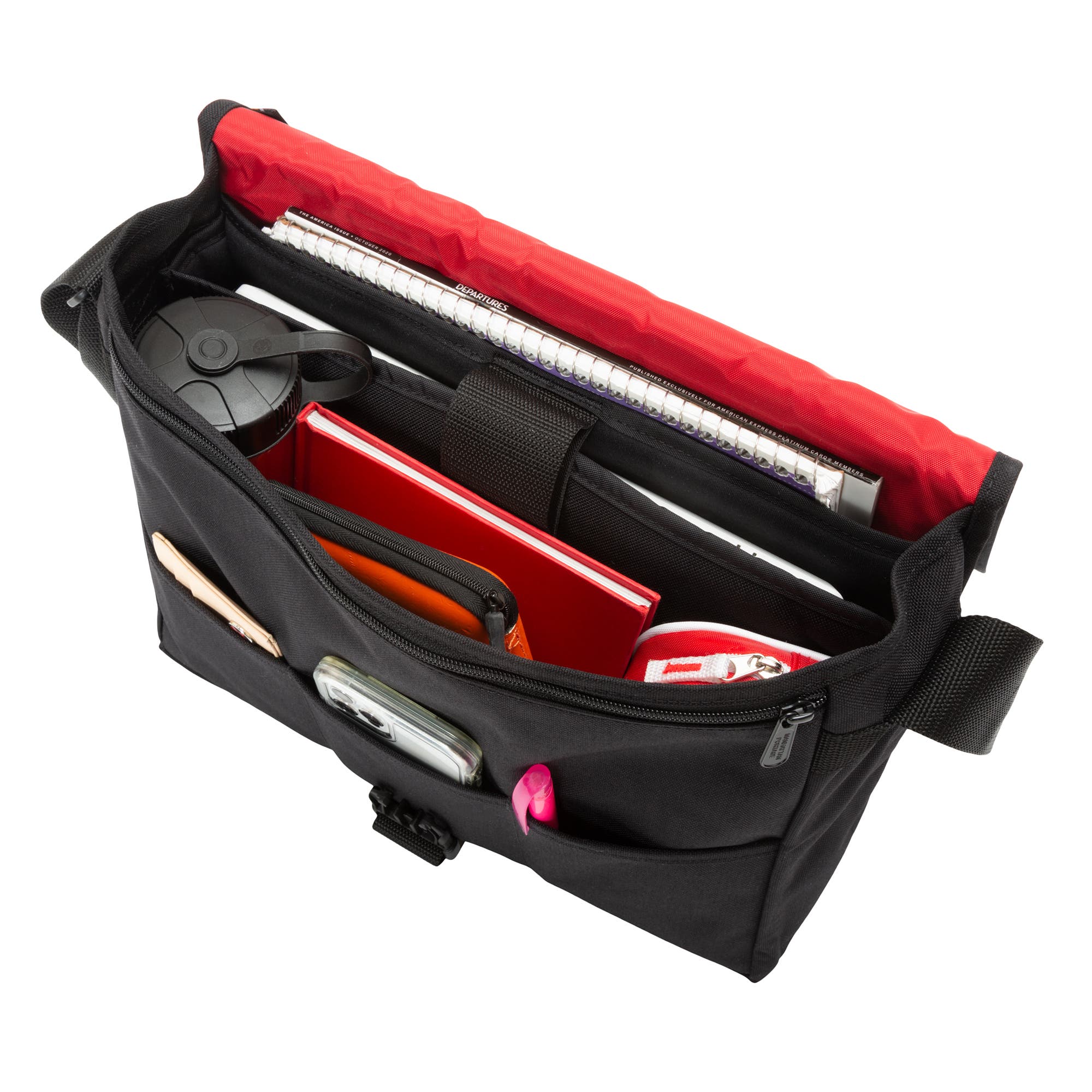 Manhattan Portage DJ 13" Laptop Bag Deluxe, Alternate, color, Black