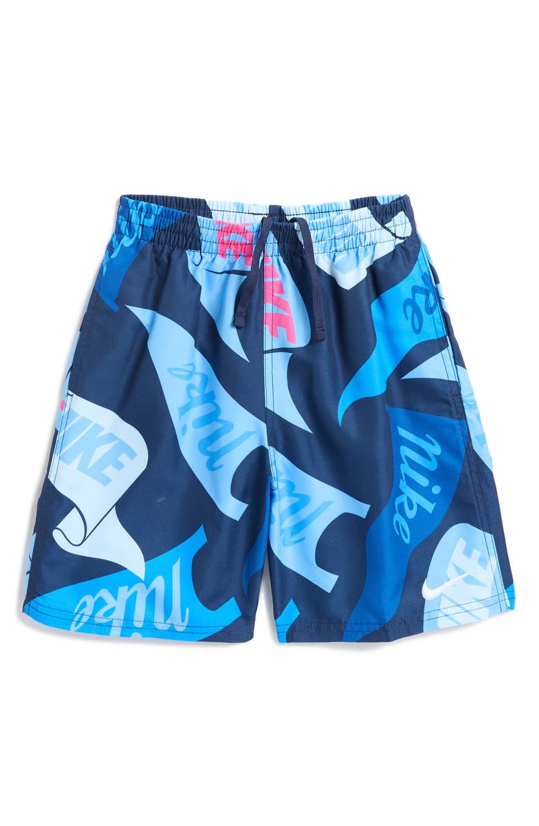 Nike Kids' 7-Inch Volley Swim Trunks, Main, color, 