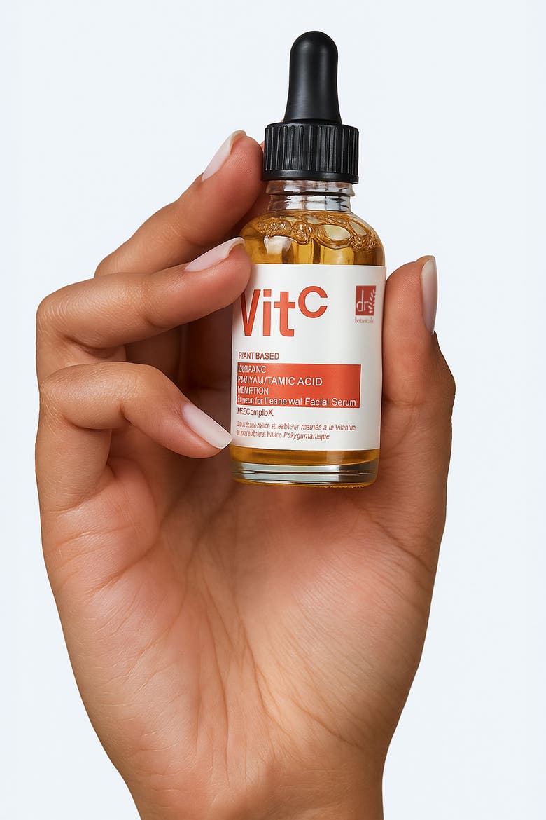 Vitamin C 3% & Polyglutamic Acid Complex 1% & Brightening Facial Serum 30ml for Brightening, Dark Spots, Alternate, color, White