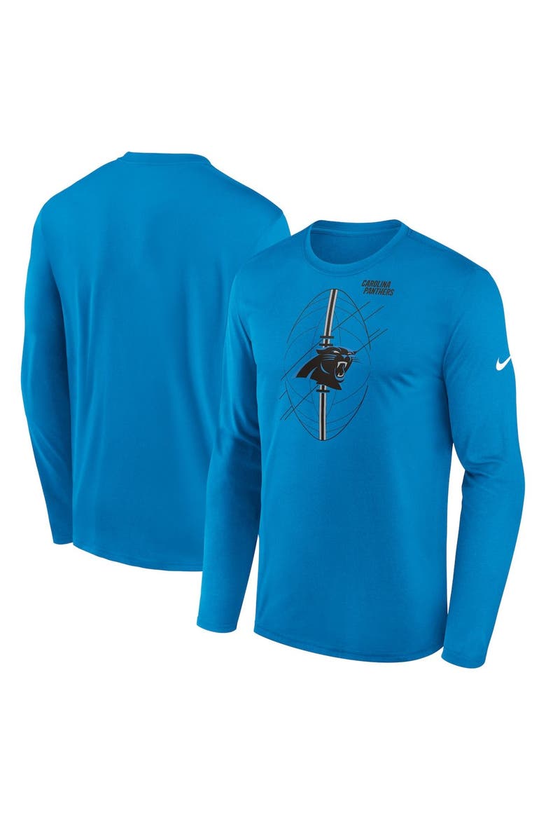 Men's Nike Blue Carolina Panthers Legend Icon Long Sleeve T-Shirt, Main, color, Blue