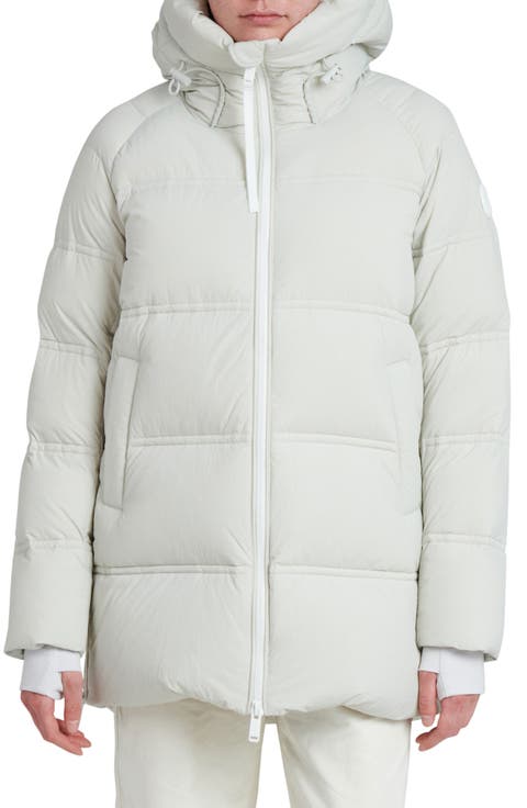 Orva Water Resistant Hooded Down Puffer Jacket
