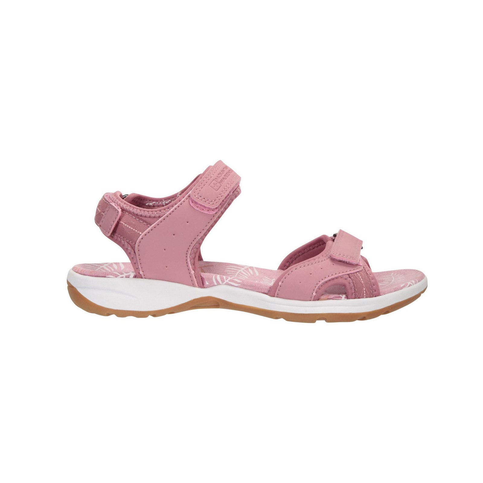 Athens Leaves Sandals, Alternate, color, Pink