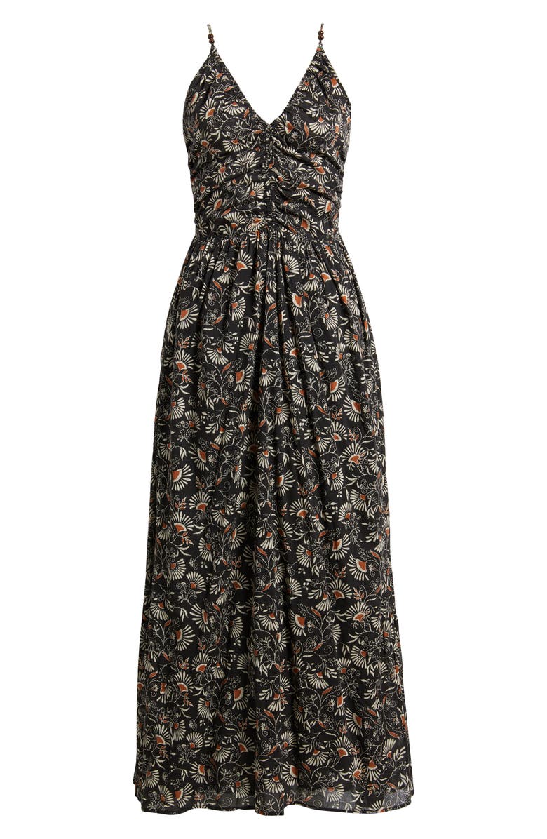 Rails Palm Floral Print A-Line Dress, Alternate, color, Cassia