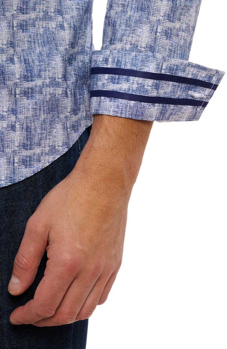 Robert Graham Chastin Abstract Print Button-Up Shirt, Alternate, color,