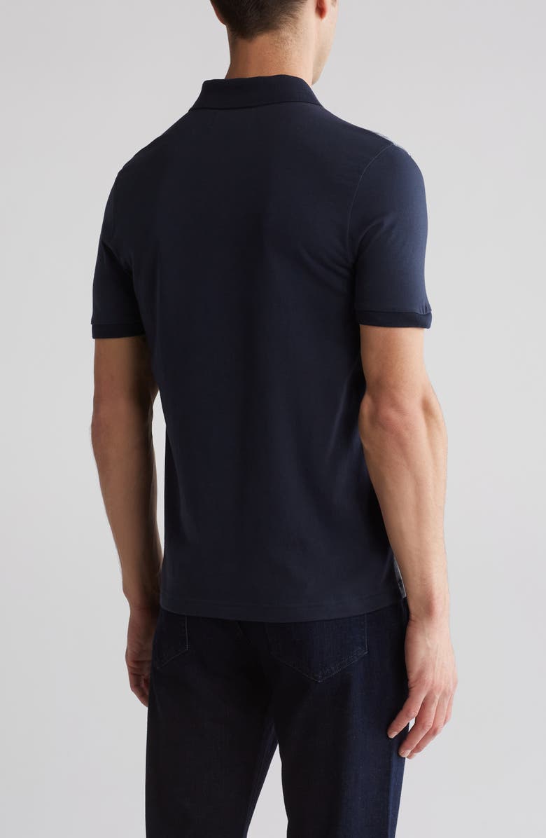 Original Penguin Vert Stripe Jacquard Tonal Polo, Alternate, color, 