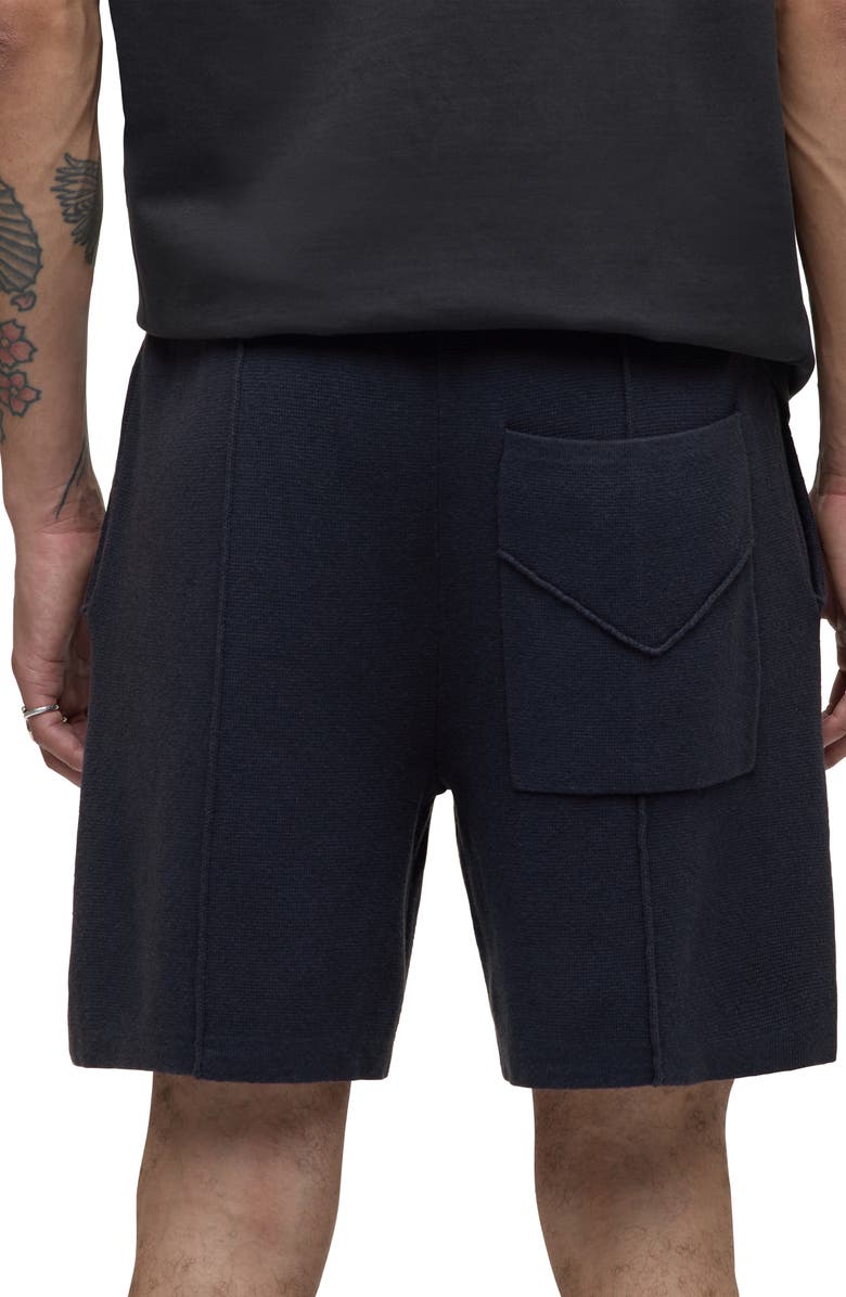 Hudson Jeans Double Knit Cotton & Cashmere Drawstring Shorts, Alternate, color, Fleet