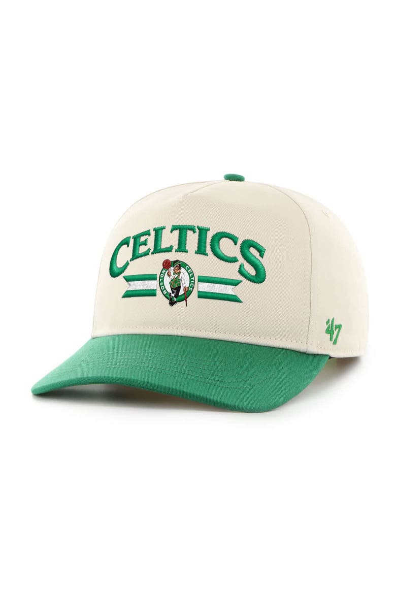 Men's '47  Natural Boston Celtics Fast Break Chase Hitch Adjustable Hat, Main, color, Natural
