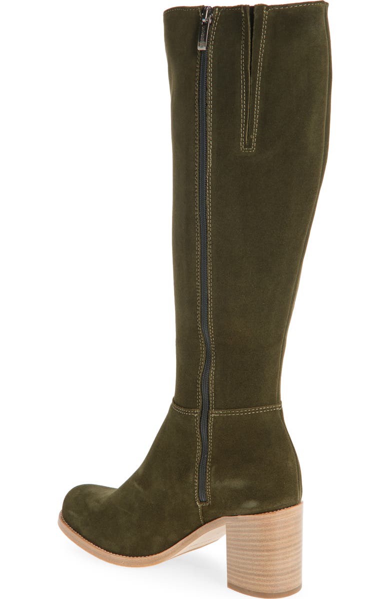 La Canadienne Promise Knee High Boot, Alternate, color, Khaki Suede