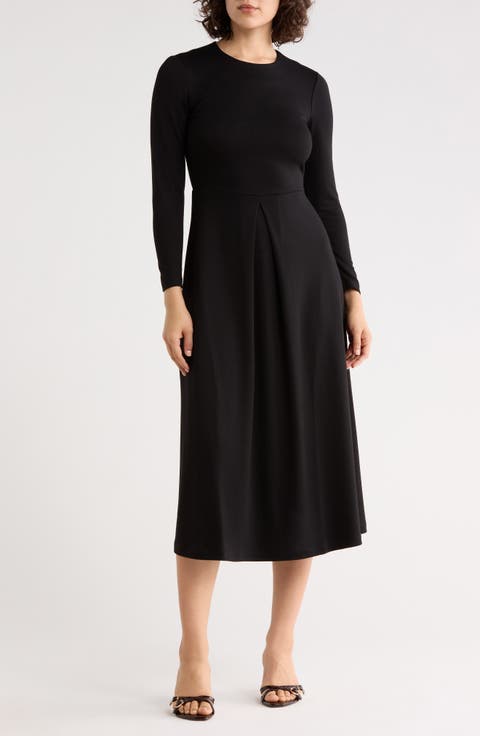 Maria Long Sleeve Ponte Dress