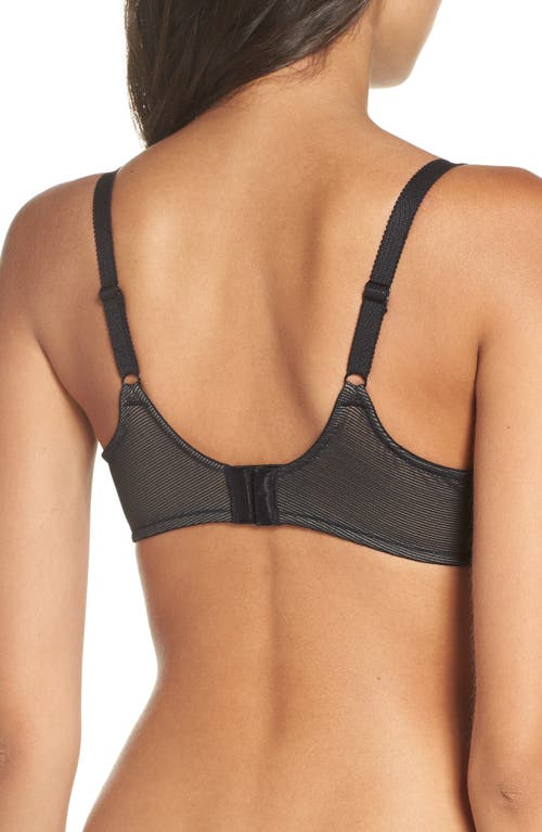 Wacoal Visual Effects Underwire Minimizer Bra In Black