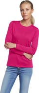 Lands' End Supima Cotton Long Sleeve Crewneck T-Shirt