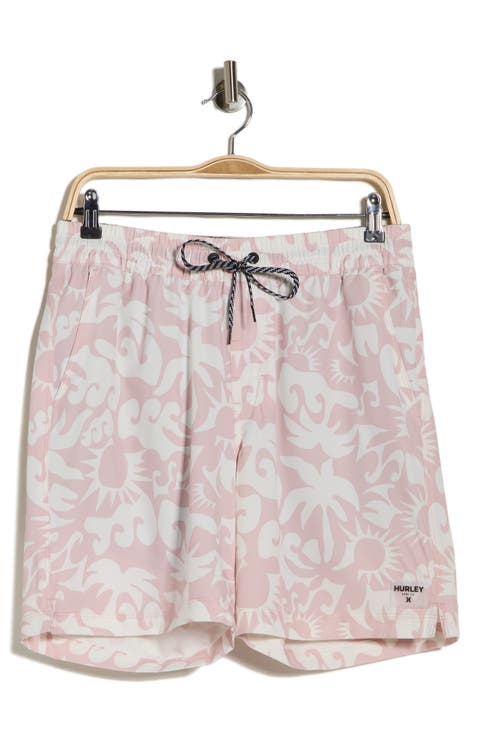 Sunny Seaside Volley Swim Trunks