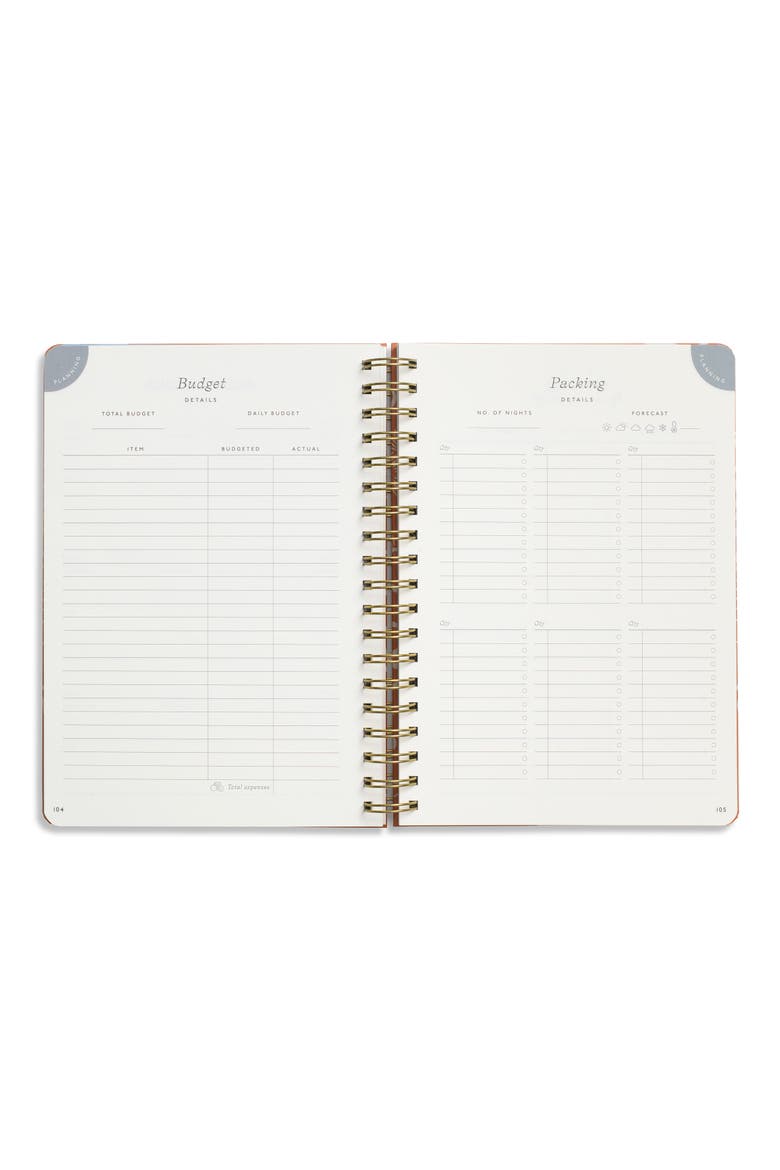 Over the Hills B5 Spiral Travel Journal, Alternate, color, NO COLOR