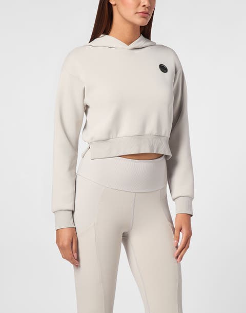 Cropped Hoodie Sweatshirt Women