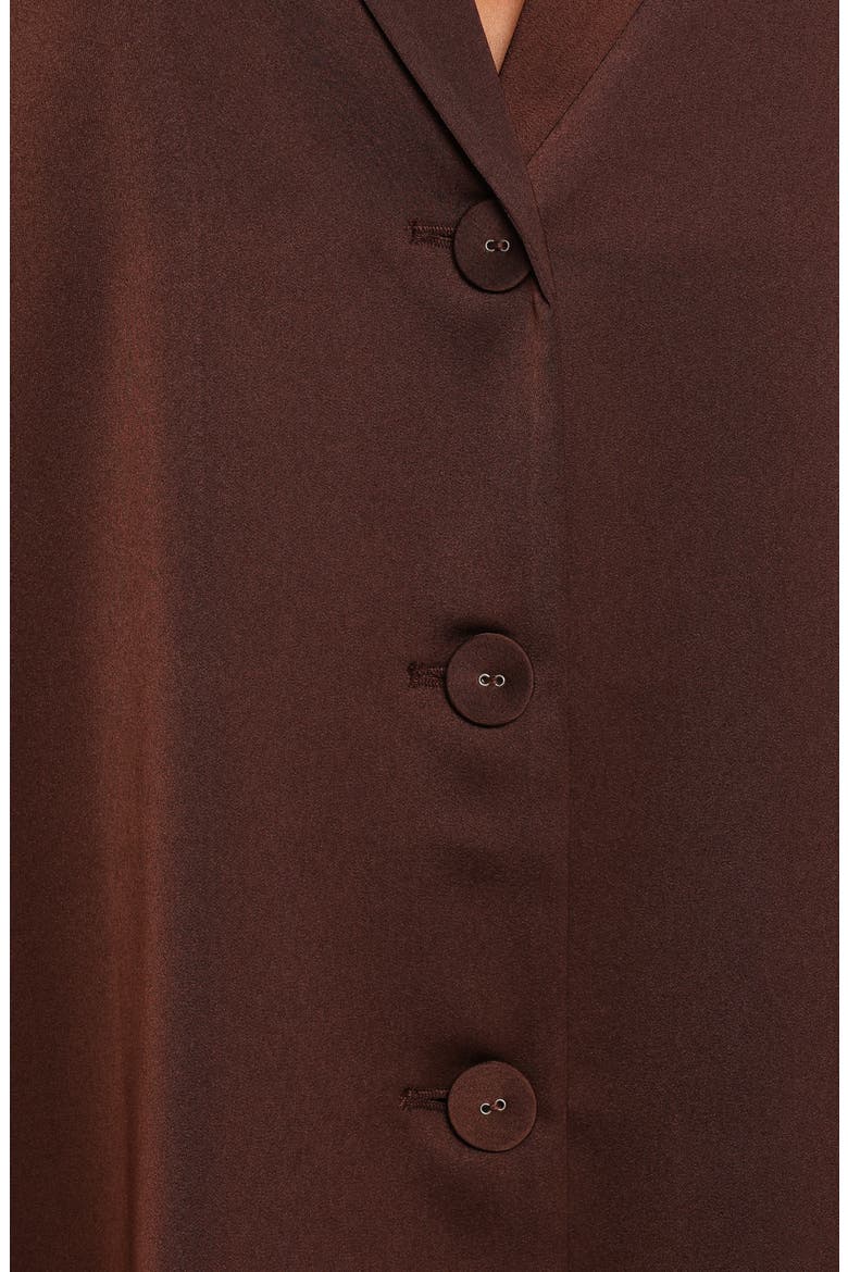 Arryn Short Sleeve Button-Up Shirt, Alternate, color, CHOCOLATE BROWN