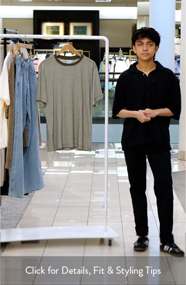 Regular Fit Stripe T-Shirt, sales video thumbnail