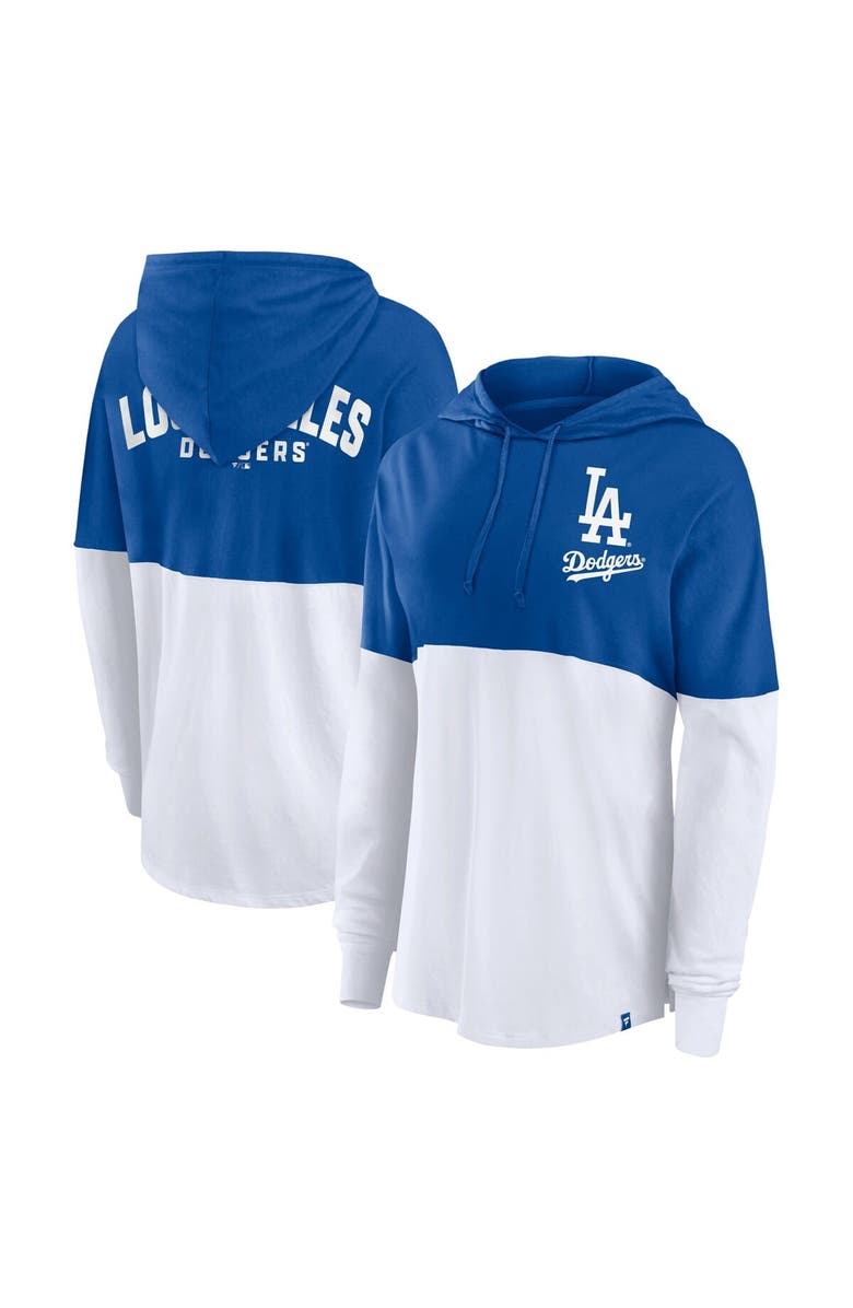 FANATICS Women's Fanatics Royal/White Los Angeles Dodgers Backup Option Pullover Hoodie, Alternate, color, 