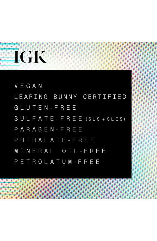 Igk Travel Size Good Behavior Spirulina Protein Prep Smoothing Spray In Transparent