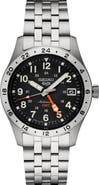 SEIKO WATCHES 5 Sports Automatic GMT Bracelet Watch, 42.5mm