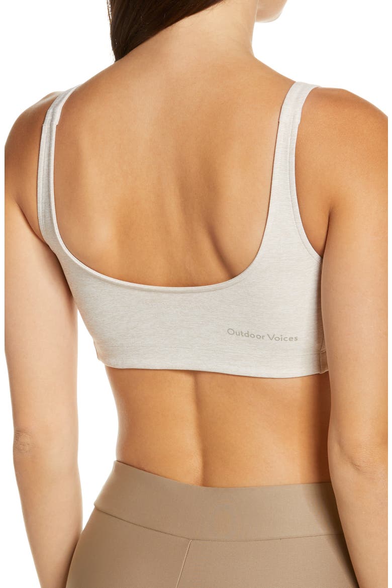Double Time Sports Bra, Alternate, color, OATMEAL