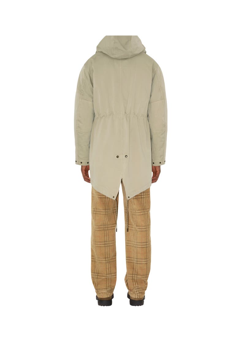 Detachable Warmer Nylon Blend Parka, Alternate, color, Hunter beige