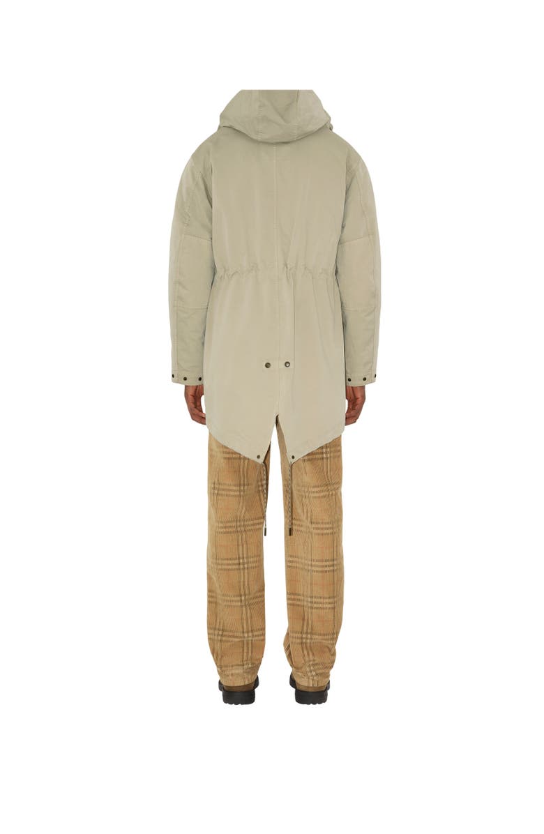 Burberry Detachable Warmer Nylon Blend Parka, Alternate, color, Hunter Beige