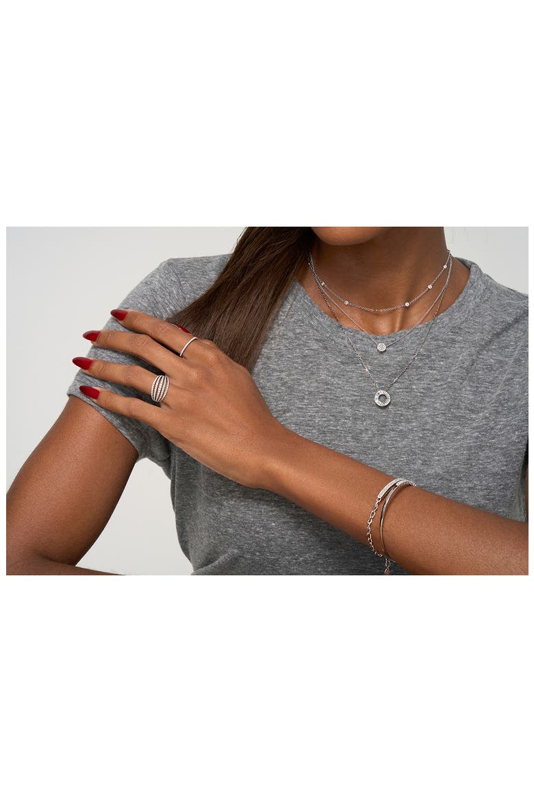Diamond Wide Ring, Alternate, color, 18K WHITE GOLD