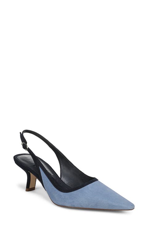 Bianka Slingback Mesh Pointed Toe Pump