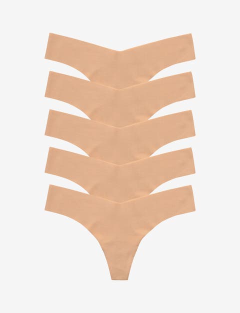 Classic Solid Thong 5-Pack