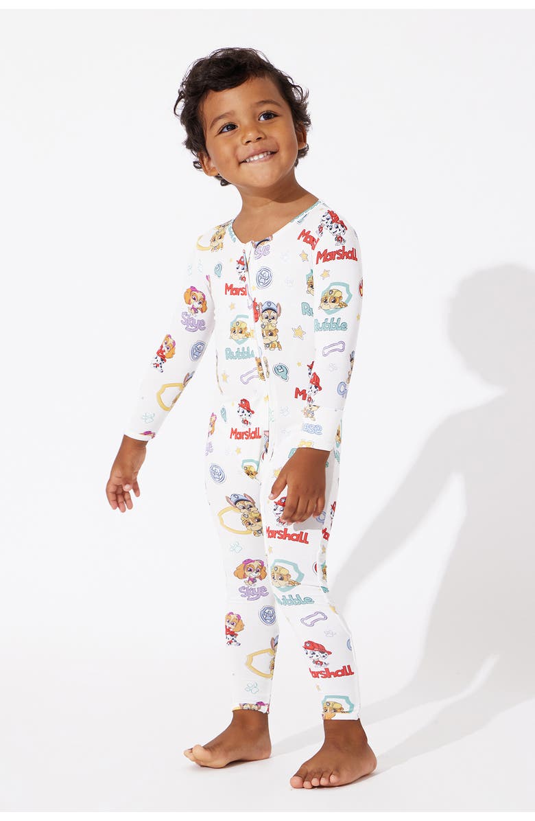 Bellabu Bear Paw Patrol Convertible Footie Pajamas, Alternate, color,