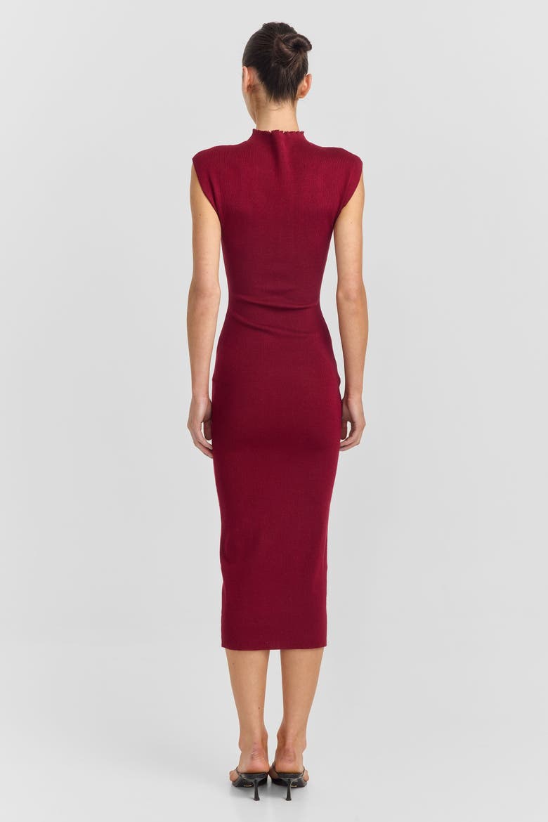 Suzette Midi Dress, Alternate, color, Red