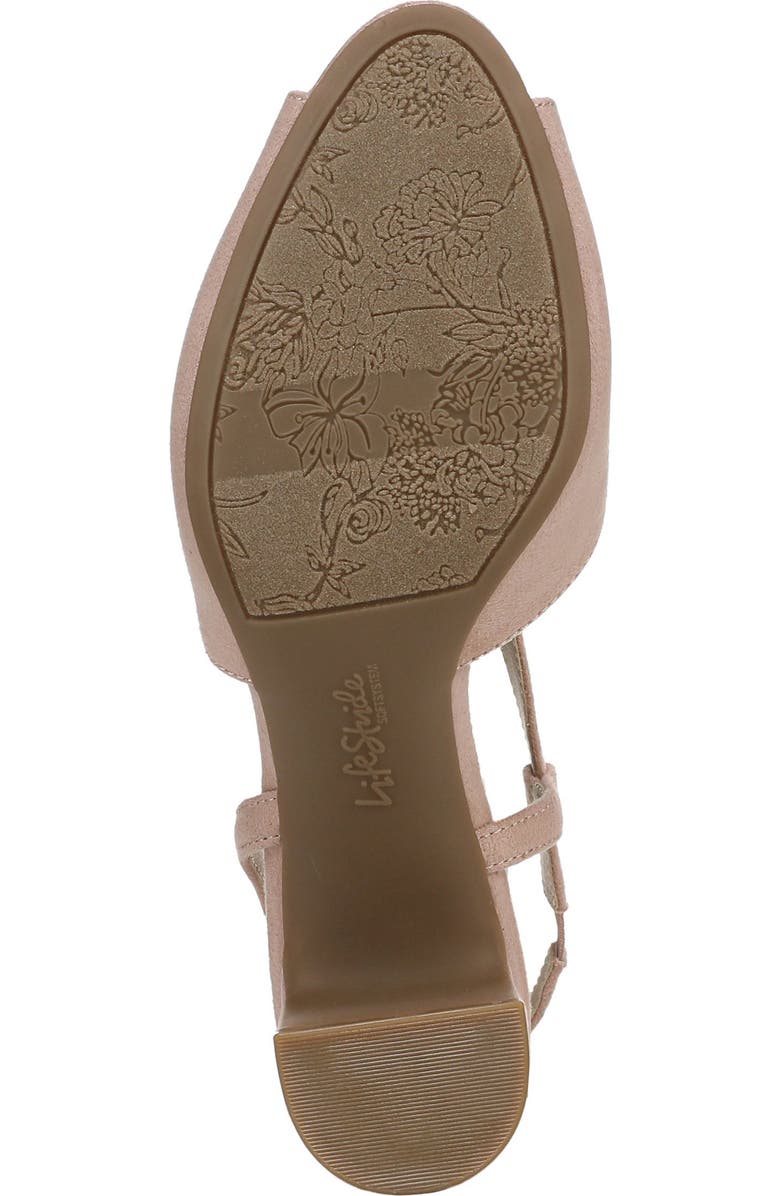 LifeStride Theo Slingback Peep Toe Pump, Alternate, color, True Blush