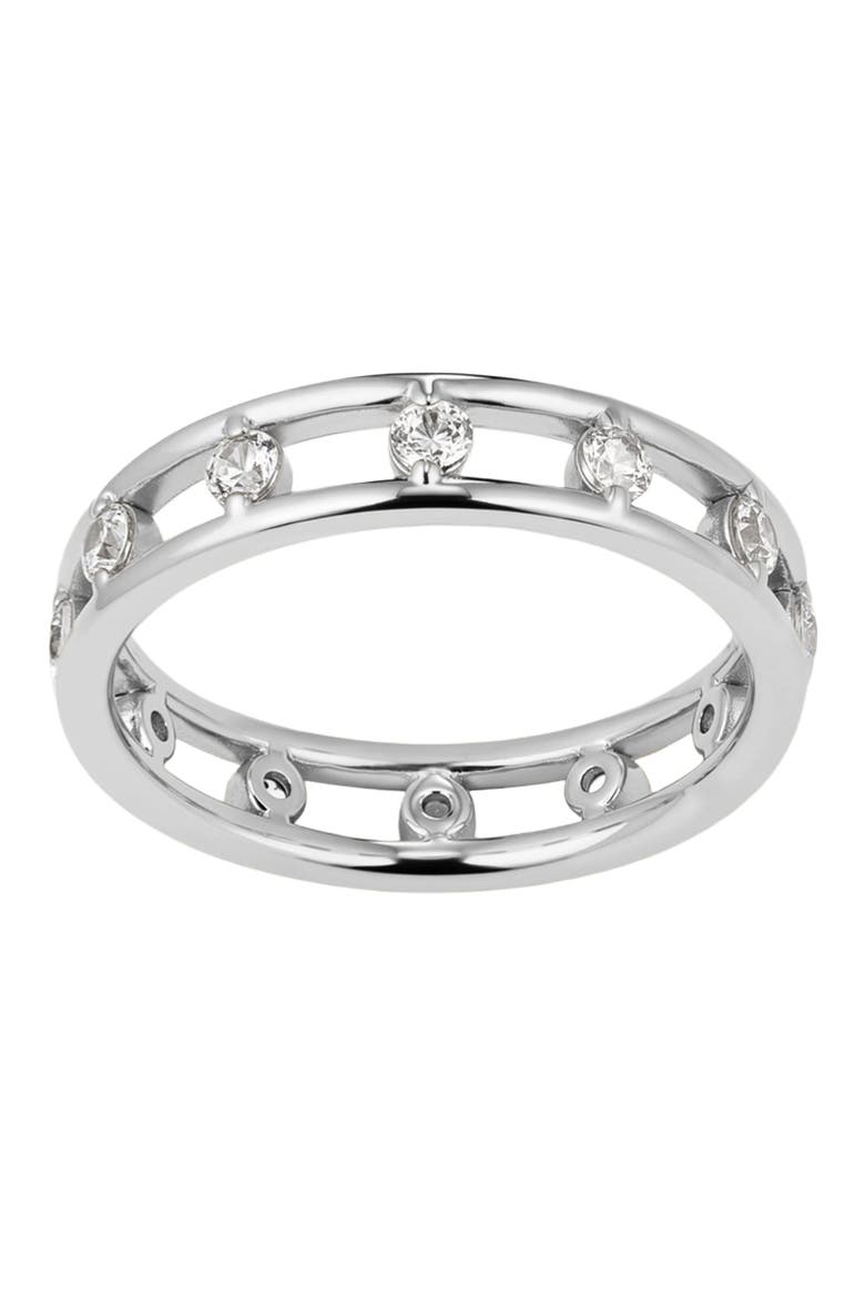 Dew Drop Stacking Ring, Main, color, Silver