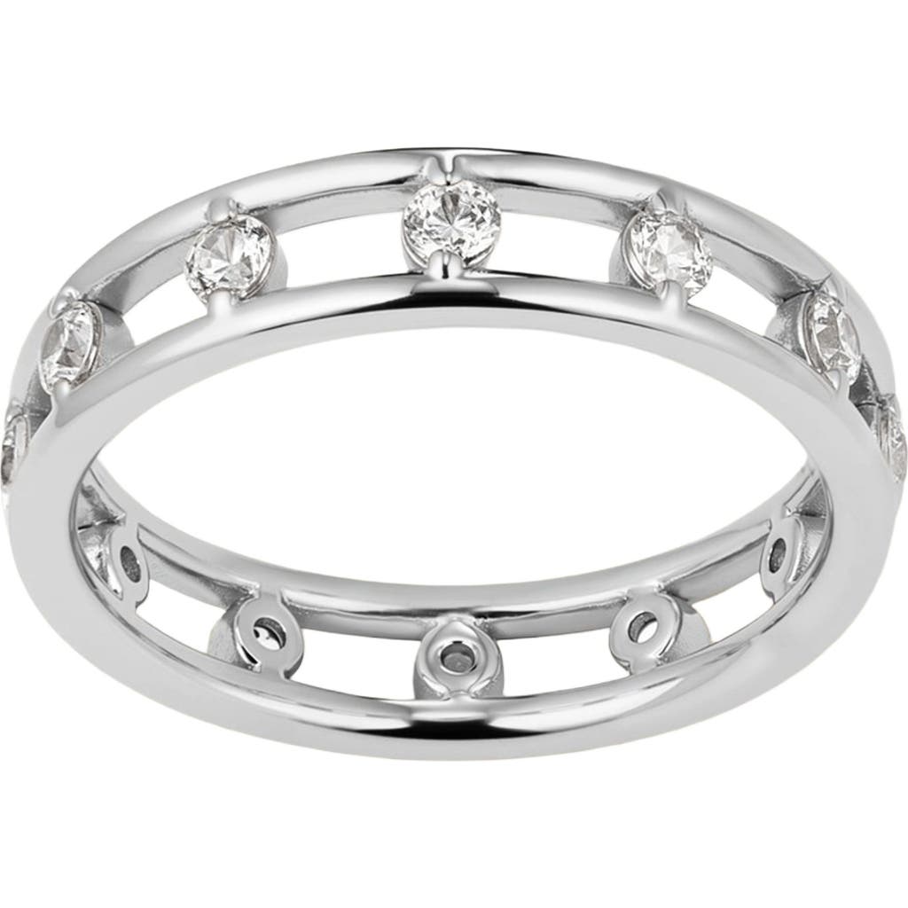Made By Mary Dew Drop Stacking Ring In Silver