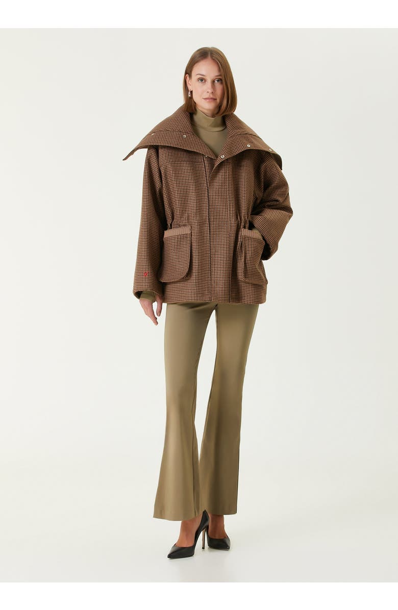 PCFG Wool & Cashmere Blend Puffer Coat, Alternate, color, Brown
