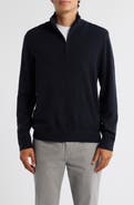 Vince Quarter Zip Cashmere Sweater
