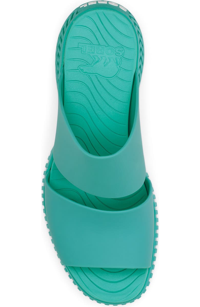 SOREL Ona Streetworks Platform Slide Sandal, Alternate, color, Miami/ Sea Salt