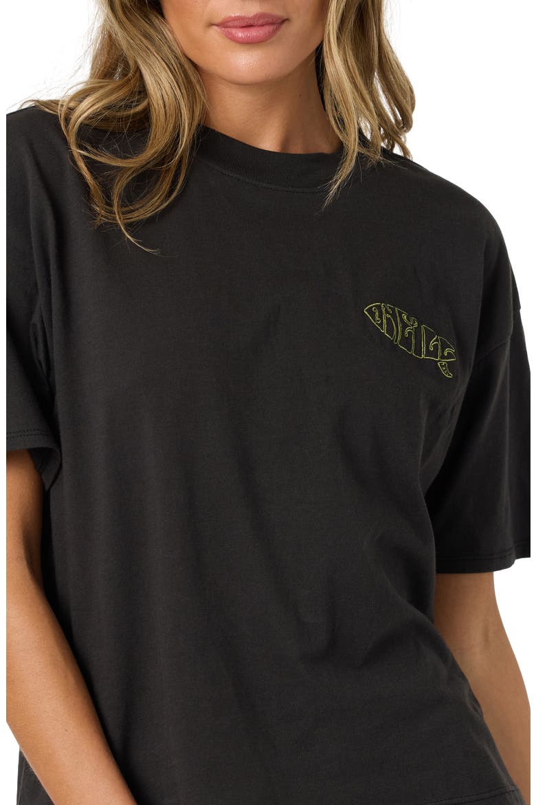 Board Embroidered T-shirt, Alternate, color, BLACK