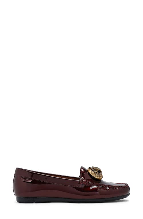 Kurt Geiger London Chelsea Croc Embossed Loafer In Red