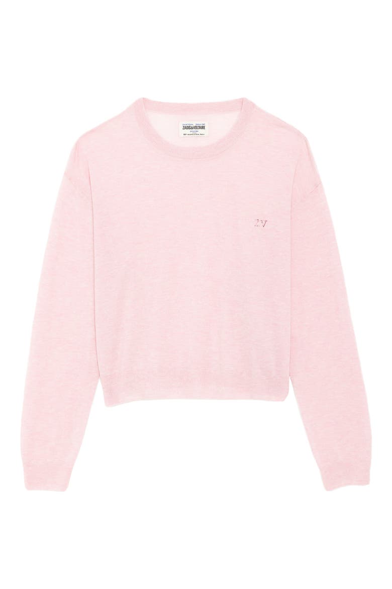 Swapy Cashmere Sweater, Alternate, color, PEONIE