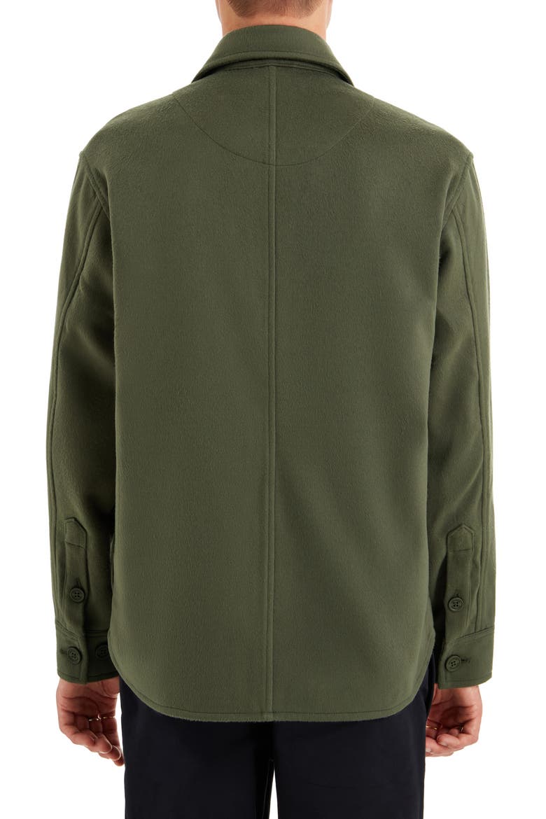 Martham Water Repellent Shacket, Alternate, color, OLIVE