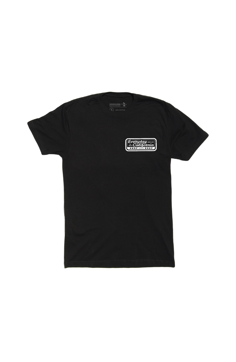 Everyday California Surf Shop Tee Shirt, Main, color, Black