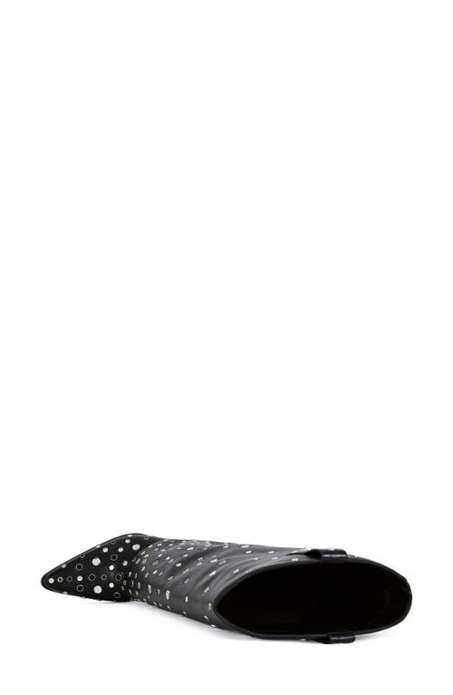 Azalea Wang Madlock Embellished Western Boot In Black