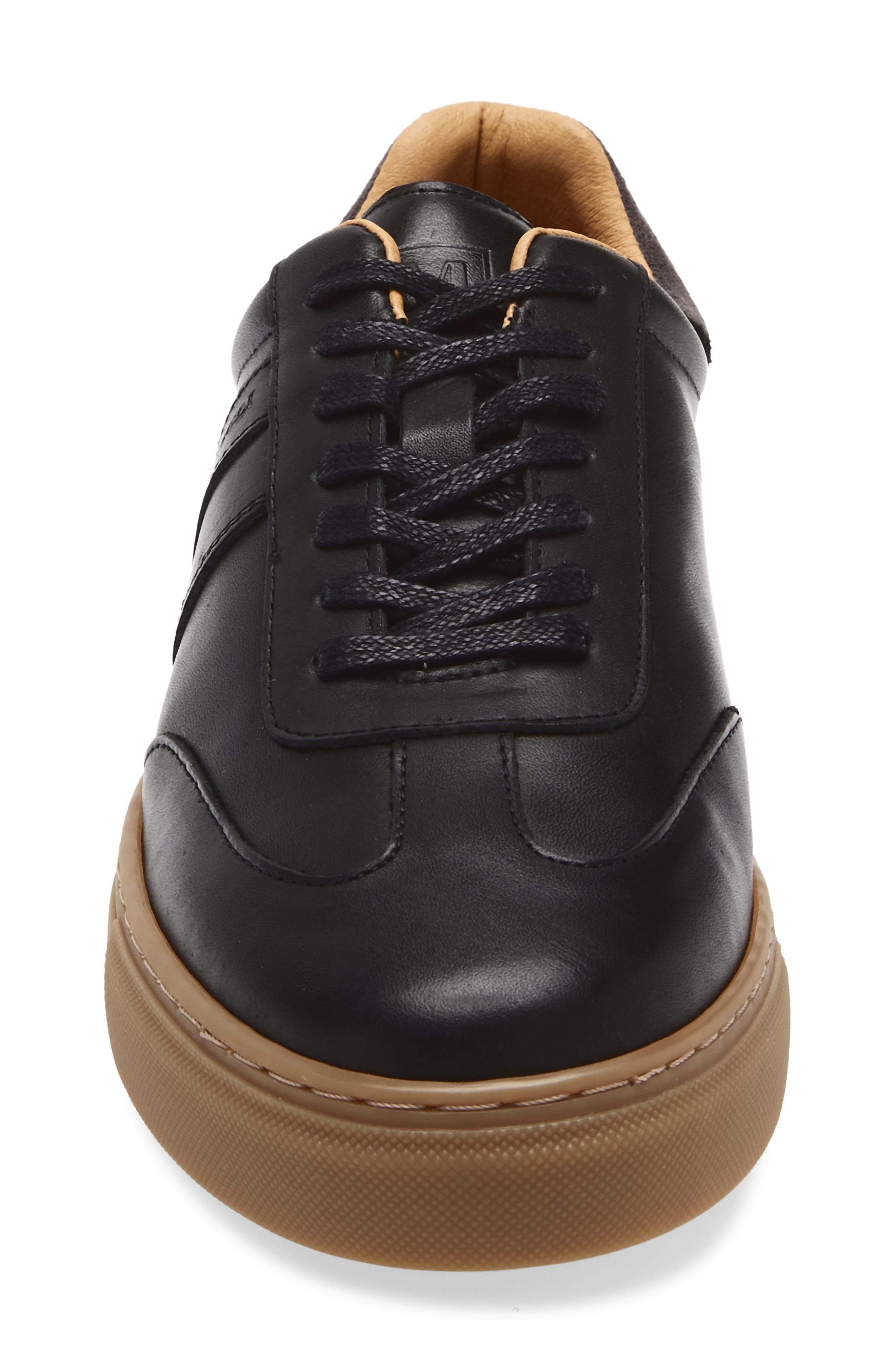Bruno Magli Ryan Low Top Sneaker, Alternate, color, Black Calf